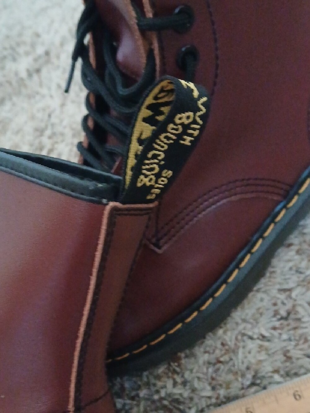 DR MARTENS CHERRY RED (PLEASE READ FULL DESCRIPTION) - Picture 7 of 12